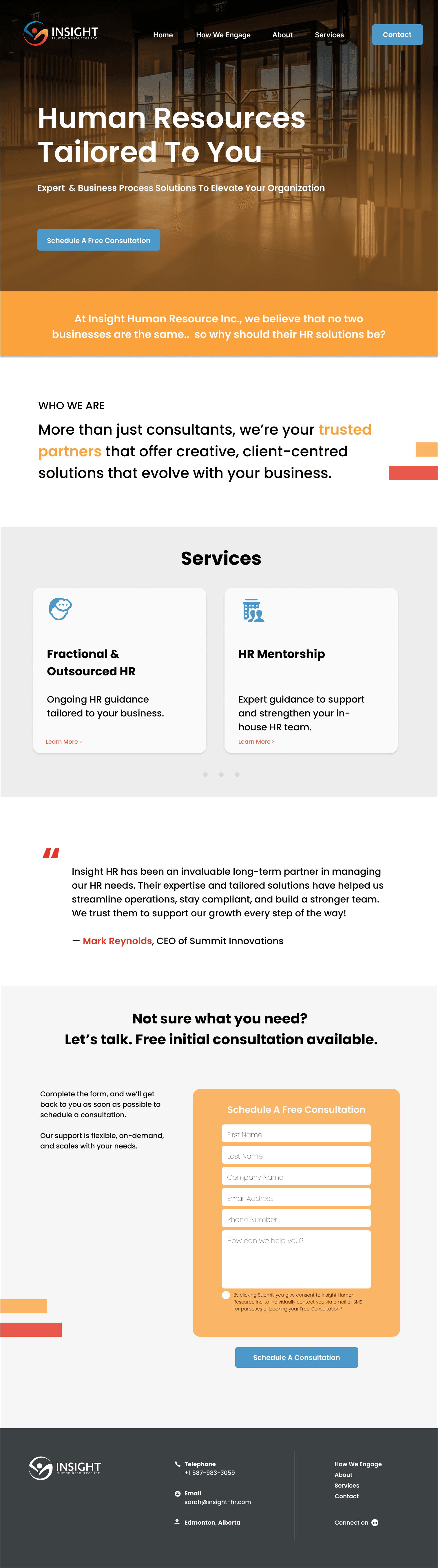 Insight HR Website & Brand Refresh