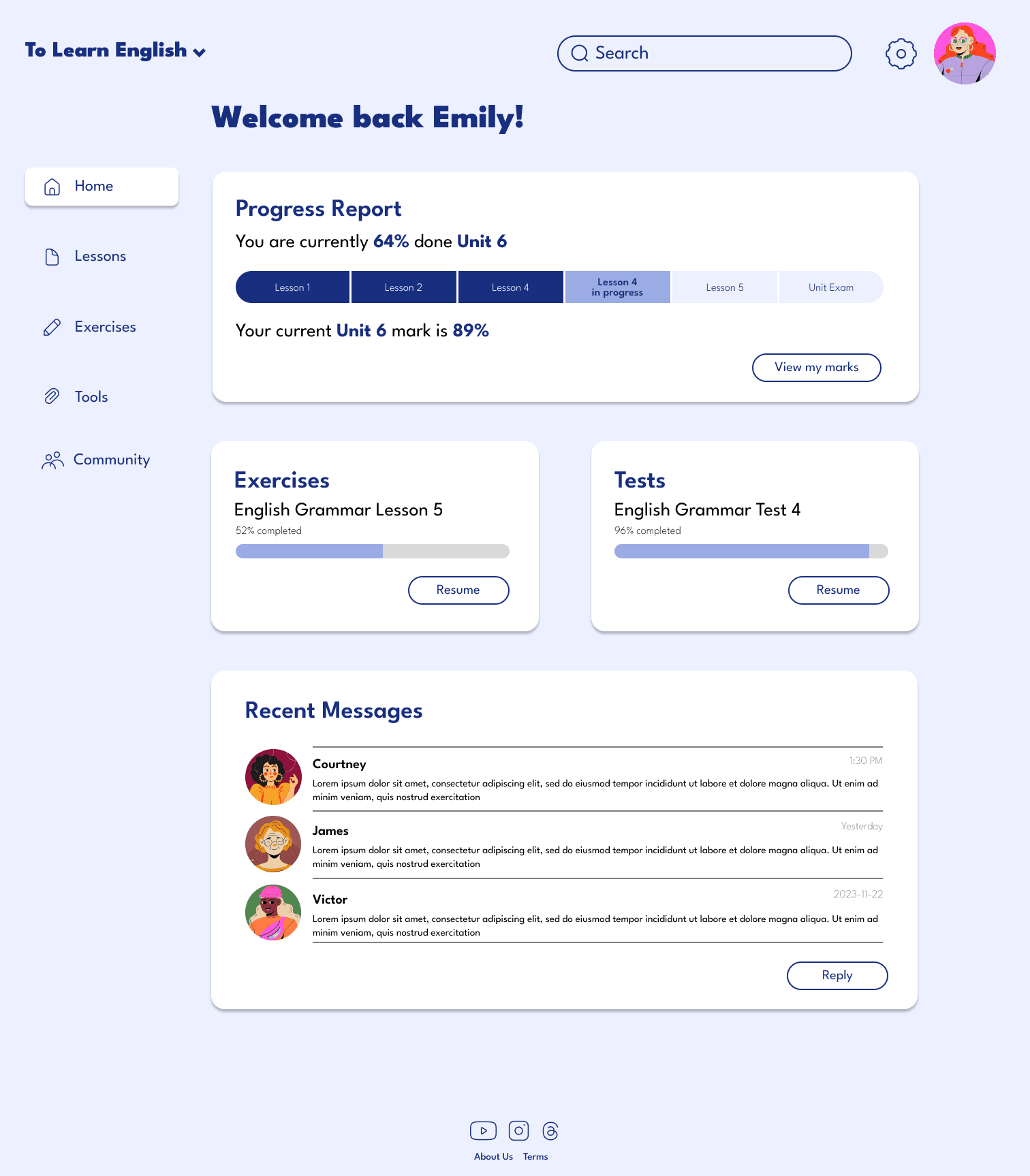 To Learn English Website Redesign - Image 27